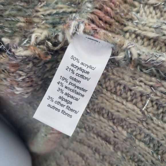 Maurices Sweater Cardigan Striped Earthy Tones Sm - Picture 7 of 7